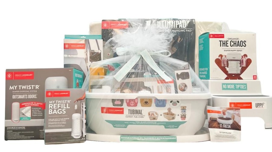 Bundles Prince Lionheart | Everything But The Baby Gift Basket: 1 Year'S Supply Of The Best Of The Best From Prince Lionheart