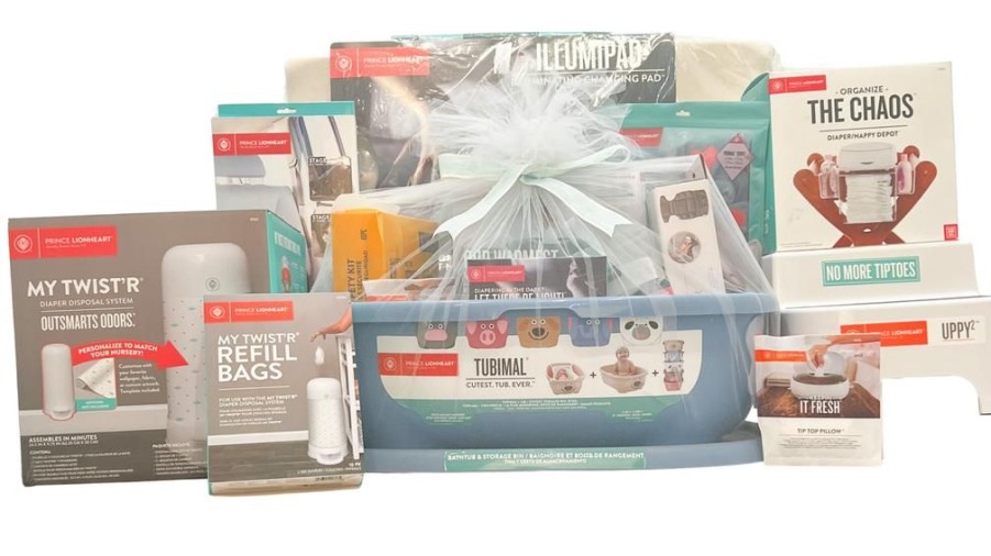 Bundles Prince Lionheart | Everything But The Baby Gift Basket: 1 Year'S Supply Of The Best Of The Best From Prince Lionheart